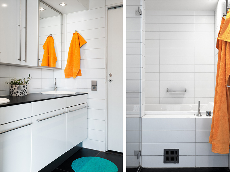 Elarbeten i badrum. Kungsholmen Fredhäll